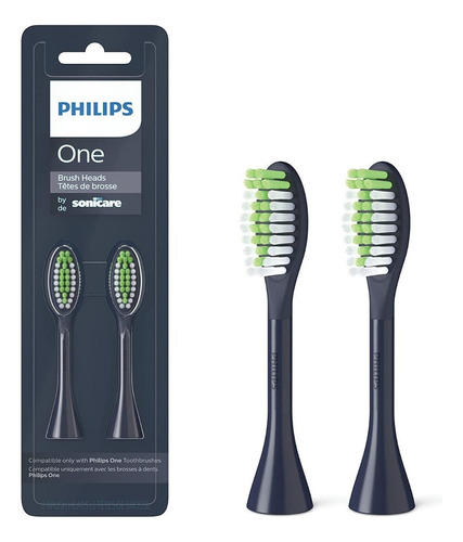 Philips Sonicare Repuesto One Bh1022/04 Navy 2 Brush Heads