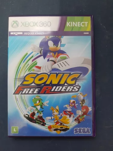 sonic free riders - jogo xbox 360 requer uso kinect - Retro Games