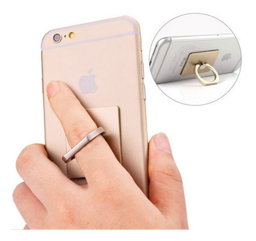 Imagen 4 de 6 de Anillo Soporte Agarre Adhesivo Celulares Y Tablets Colores