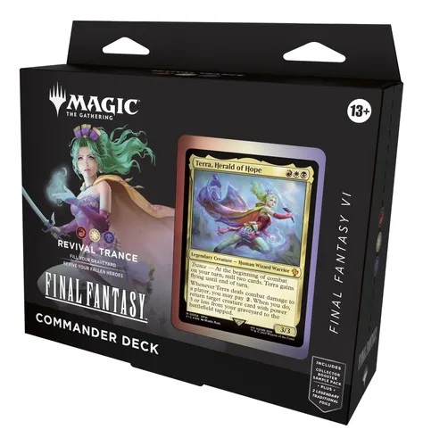 基*送様 【K22】 マジック ギャザ MTG FF VI COMMANDER Commander Deck Magic: The Gathering Final Fantasy Vi | Frete grátis