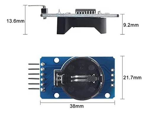 Aitrip 3pcs Ds3231 Módulo De Reloj En Tiempo Real Sensor Rtc