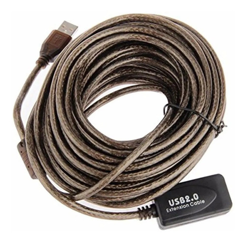 Cable Dextension Usb Activo 15m Metros Blindado Sin Perdida-