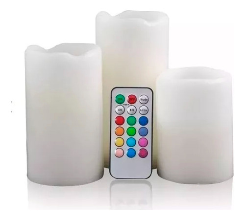  Velas Led Con Control Remoto 