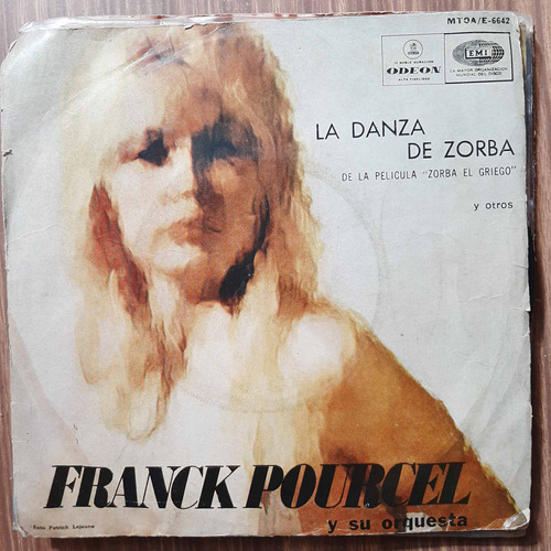 Simple Sobre Franck Pourcel Danza De Zorba Odeon C25