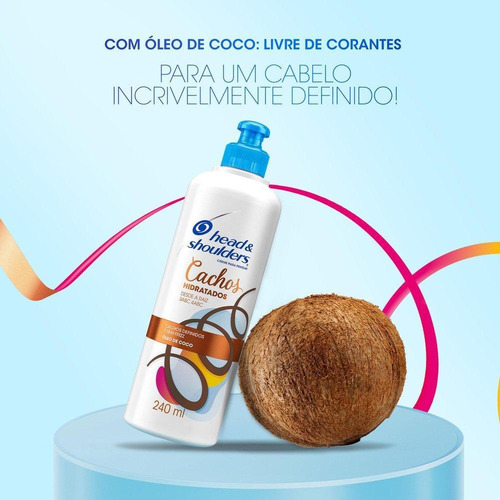 Creme Para Pentear Head & Shoulders Cachos Hidratados 240ml