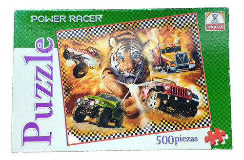Rompecabezas Power Racer 500 Piezas - Implás (completo)