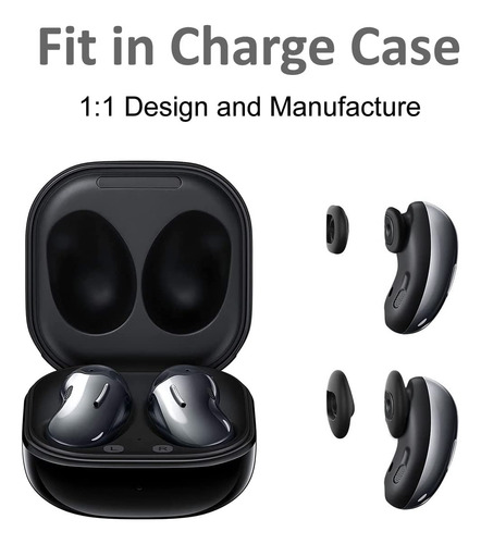 A-focus 10 Pairs Galaxy Buds Live Ear Tips Adapter Set Repla
