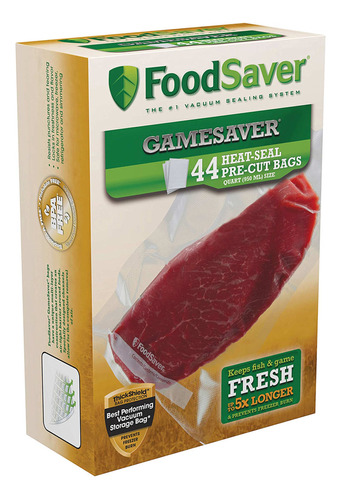 Foodsaver Gamesaver Bolsa De Sellado Al Vaco De 1 Cuarto Con