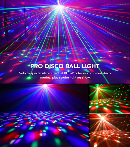 Luz De Dj 6 En 1 Dmx Máquina De Espectáculo Y Soporte