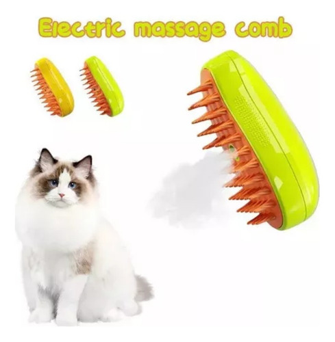2x Cepillo De Vapor Para Gatos 3 En 1, Autolimpiante