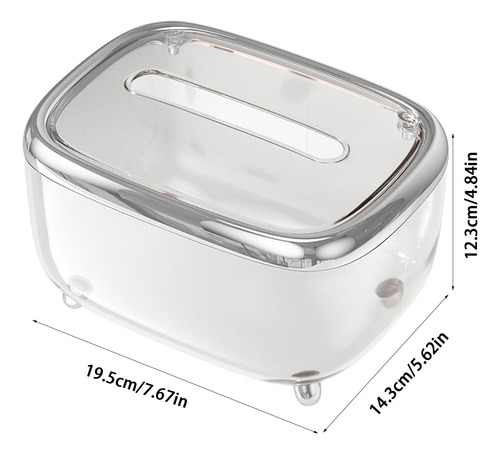 Caja De Papel Para Servilletas, Con Base De Resorte, Fija A