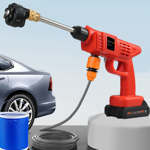 Lavadora Inalámbrica Con Rociador, Batería De 300 W, Lavador