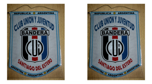 Banderin Grande 40cm Union Juventud Bandera Santiago