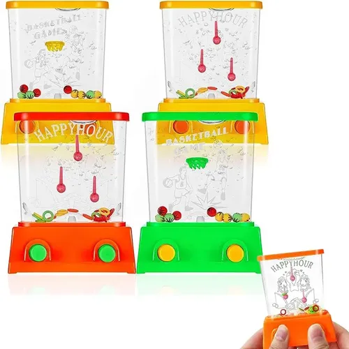 FORMIZON Mini Juego De Lanzamiento De Anillos De Agua Portátil – 8 Piezas En 4 Diseños, Ideal Para Fiestas Y Premios Infantiles