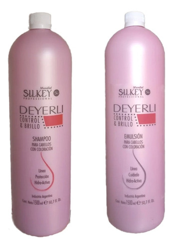 Kit Silkey Shampoo + Acondicionador P/ Cabellos C/coloración