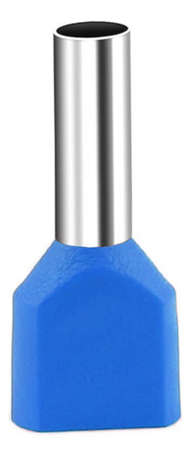 10 Pçs Terminal Tubular Duplo Ilhós Fio 2,5 - Tamanho 8mm