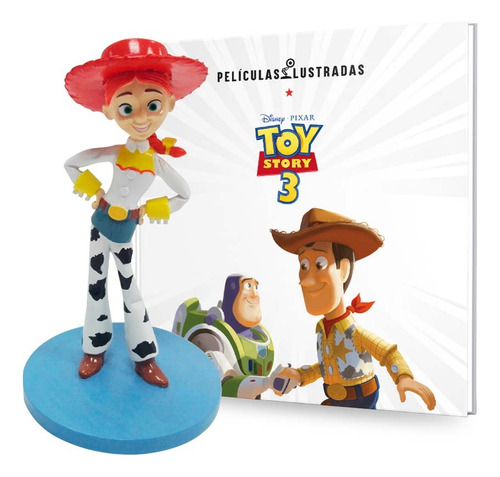 1 Libro Tapa Dura + 1 Muñeco Jessie  Toy Story