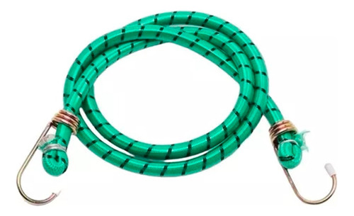 Cuerda Elástica Pulpo Amarre Con Gancho 200 Cm Verde