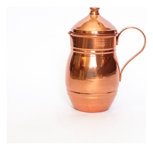 Jarra De Cobre Puro 700ml Para Uso Benefícios Do Cobre