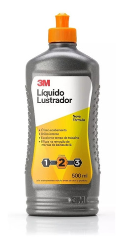 Liquido Lustrador 3m Polimento Automotivo 500ml Original