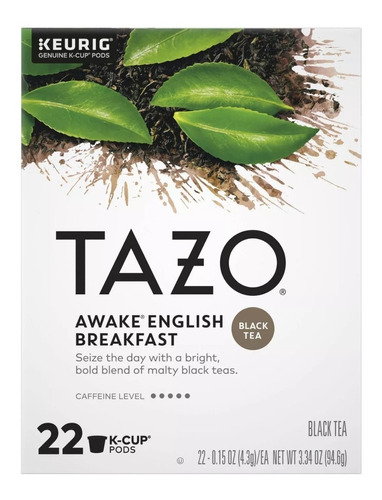 Té Negro Tazo En Bolsita 22 Pzas.