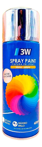 Pintura En Spray Cromado 3w