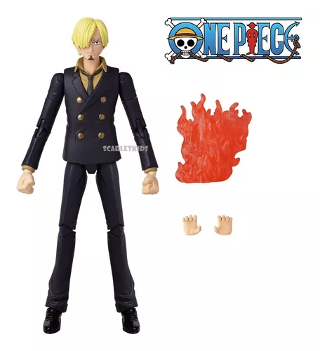 One Piece Sanji Anime Heroes Bandai Original Scarlet Kids