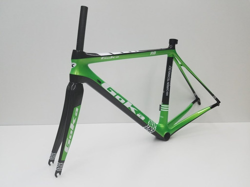 Cuadro + Horquilla Bicicleta Goka R8 Carbono Ruta T/52