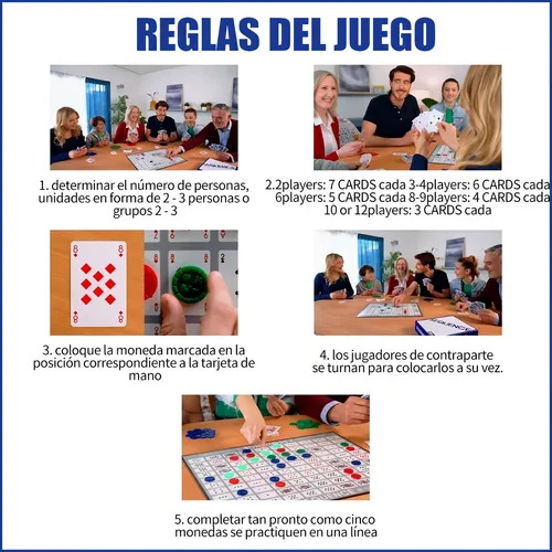 Juego De Mesa Sequence Tablero De Cartas De Cartas Tarjetas Y Fichas Sequence Game Original De Coco Pala 1989