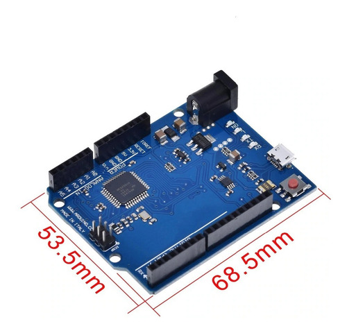 Compativel Arduíno Leonardo R3 Rev3 Atmega32u4 + Cabo Usb