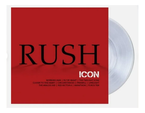 Vinilo Rush - Icon (grandes Exitos) Lp White 