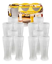 Comprar Vasos Cerveza Vidrio Esmerilado Wheaton Baviera 300 Ml X 12u