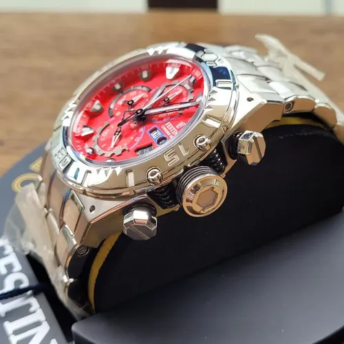 Relógio Masculino Festina Chrono Bike F1652/b Vermelho Correia