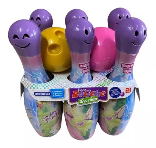 Brinquedo Jogo Boliche Infantil C/ 8 Peças - Pica Pau