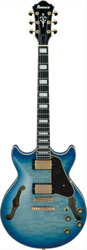 Ibanez Am93qm Artcore Expressionist - Cuerpo Semihueco Azul.