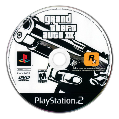 Jogo Gta Grand Theft Auto 3 Playstation 2 Ps2
