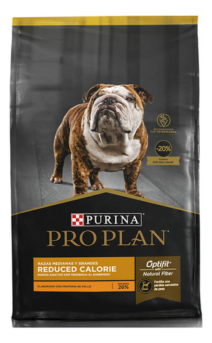 Pro Plan Reducido En Calorias Raza Med/gra 12kg