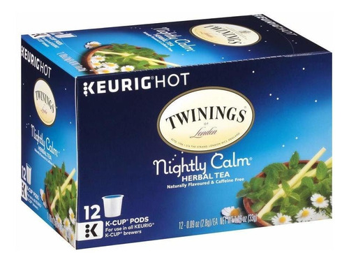 Twinings Noche En Calma K-cup, 12 Count (paquete De 2)