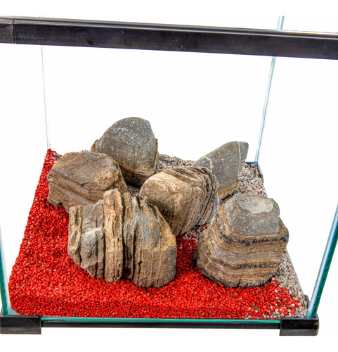 Kewoow Piedra Encimada Pagoda P/acuarios, Aquascaping 100 Lt
