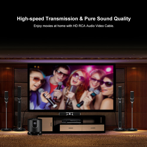 Cable Dv Mp4 Convertidor De Audio Hd Rca A Cable De Vídeo Hd