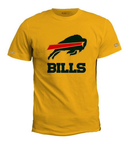 Camiseta Estampada Buffalo Bills Logo Hombre Irk