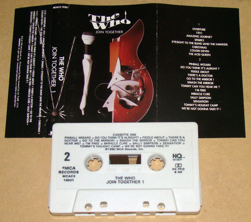 The Who Join Together 1 Cassette Usa / Kktus