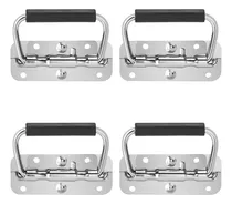Comprar Agarradera Galvanizada Fabrica Estuches Fly Case Set 4 Pzs Color Plateado