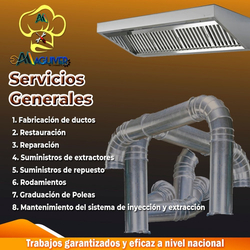 Imagen 2 de 10 de Suministro Fabricación Extractores Ducto Campana Rejilla