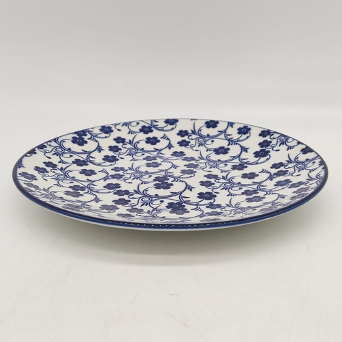 Imagen 2 de 2 de Plato Postre Deco Porcelana 19cms Varios Diseños