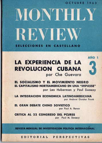 Monthly Review Nr. 3 - Año 1 - Octubre 1963 (0k)