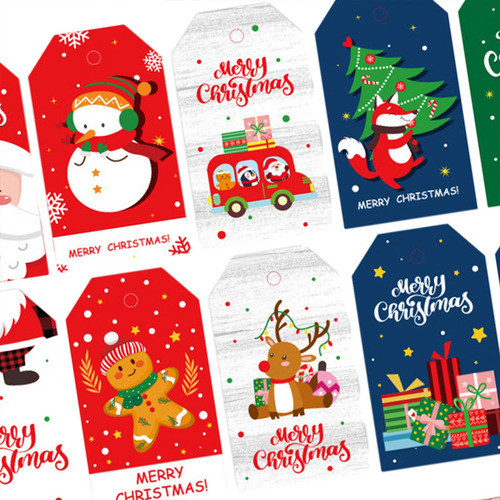 Etiquetas Navideñas, Etiquetas De Papel Para 150 Piezas