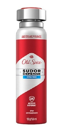 Antitranspirante Spray Old Spice Sudor Defense Extra Fresh