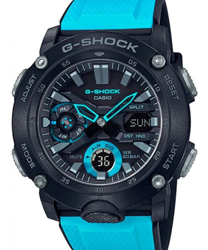 Relógio Casio Masculino G-shock Carbon Ga-2000-1a2dr