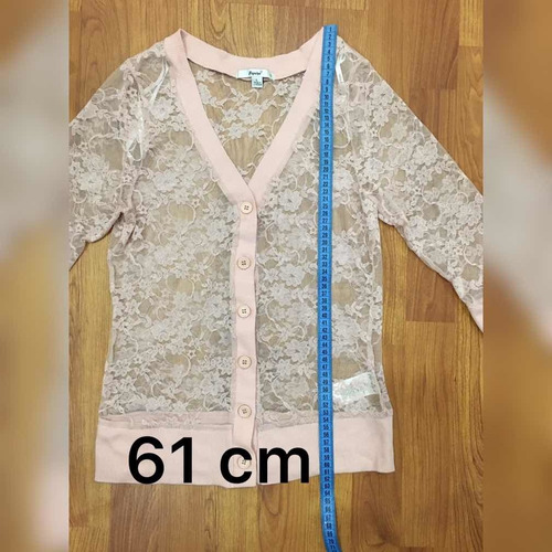 Camisa, Blusa De Encaje, Transparencias Damas. Importado. M